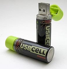 USB充电创意电池
