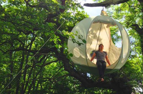 空中球形帐篷
