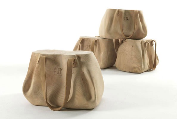 手提袋形状的创意凳子设计