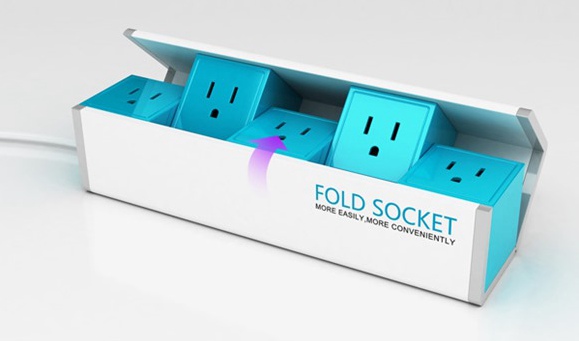 可折叠便捷创意插板（Fold Socket）图三