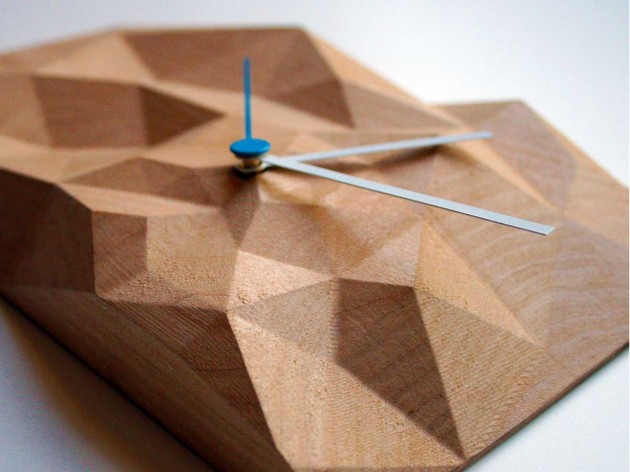 Block创意木制时钟设计 图四