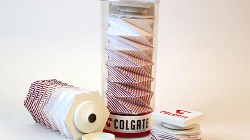 折纸牙膏包装盒设计 图二