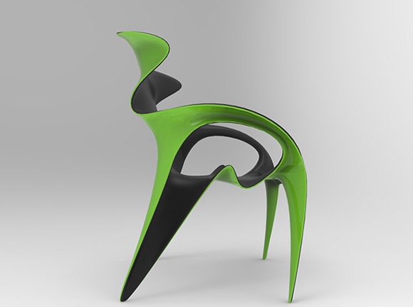 抽象概念创意塑料椅子（KLEO）图三