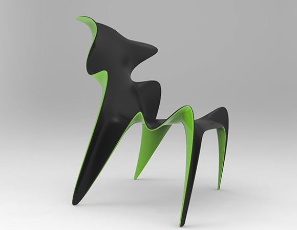 抽象概念创意塑料椅子（KLEO）图四