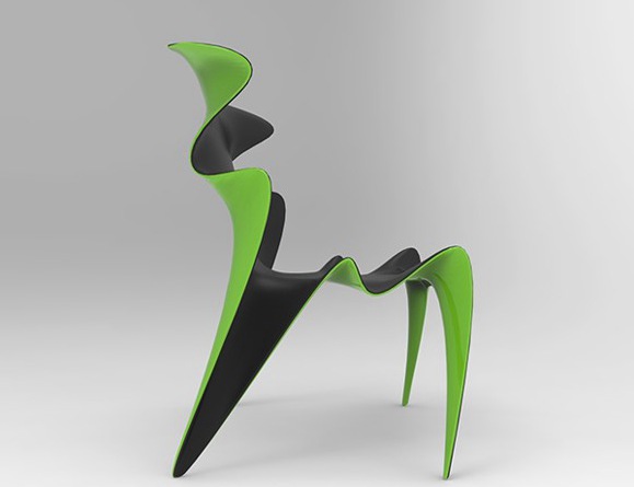 抽象概念创意塑料椅子（KLEO）图五