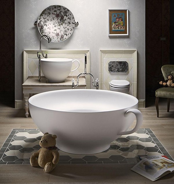 ParkAvenue设计茶杯状创意儿童浴缸 图二