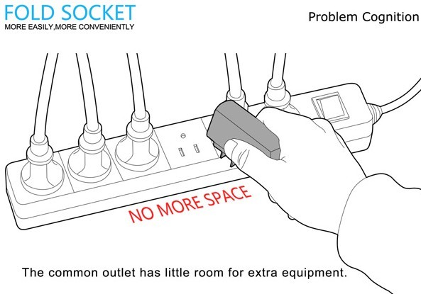 可折叠便捷创意插板（Fold Socket）图六