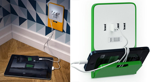 自带折叠支架的USB插座（Zaryadkus USB Socket）图四