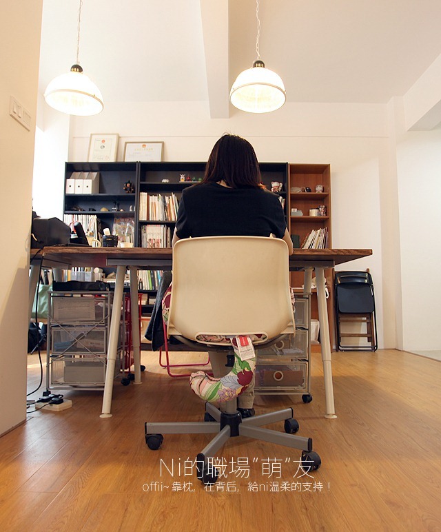 offii萌系卷尾萌猫形靠枕 图二