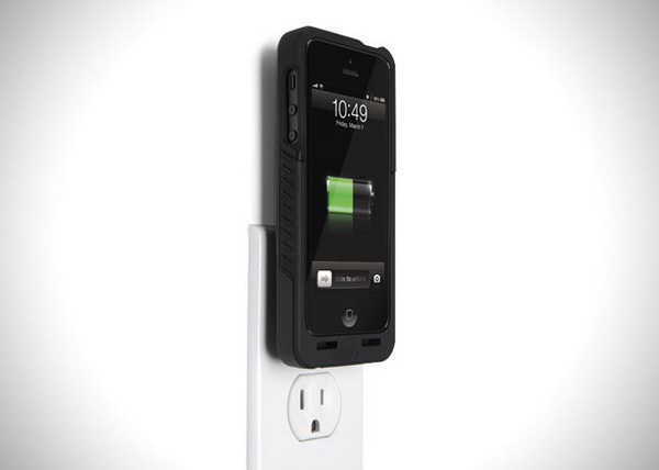 带插头的iPhone5充电手机壳设计 图三