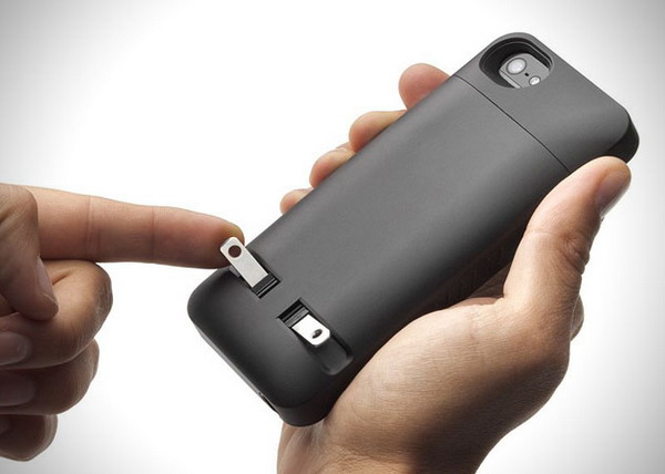 带插头的iPhone5充电手机壳设计 图二