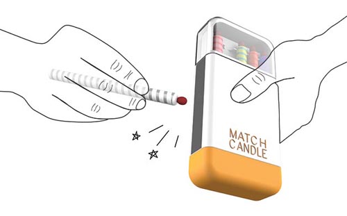 创意火柴蜡烛（Match Candle）使用