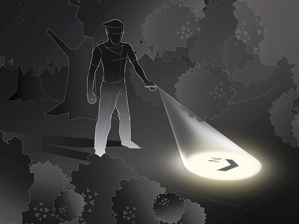 驴友必备：带指南针的手电筒 图二