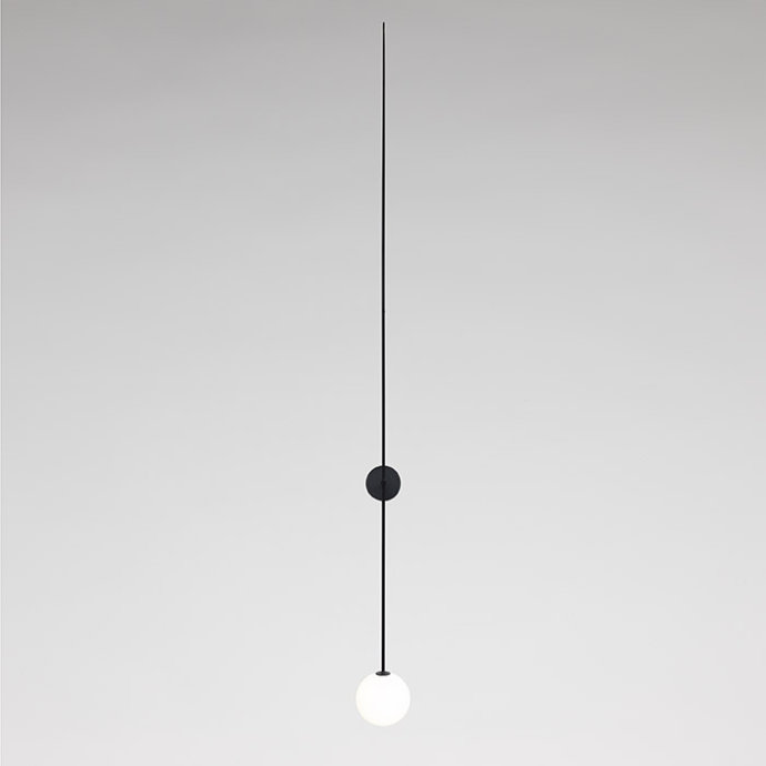 可碰动线性元素吊灯【Michael Anastassiades(英国)设计】