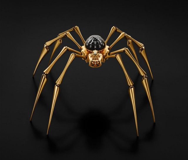 镀金极奢创意蜘蛛钟表（Arachnophobia）